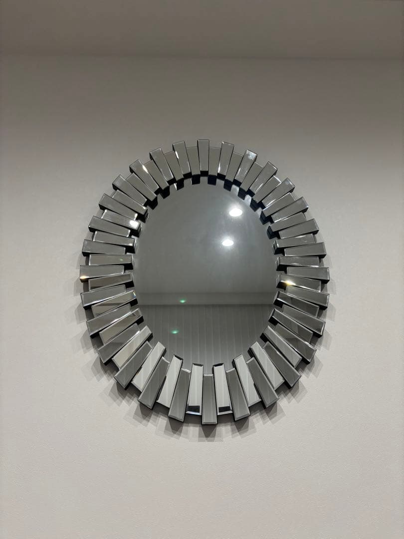 アンティーク 楕円形 壁掛け鏡