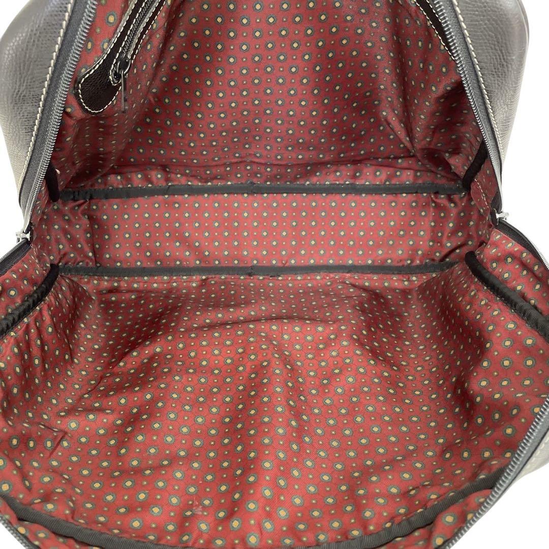 【極美品】ロエベ　ビジネスバッグ　アナグラム　ブラック　レザー　5128