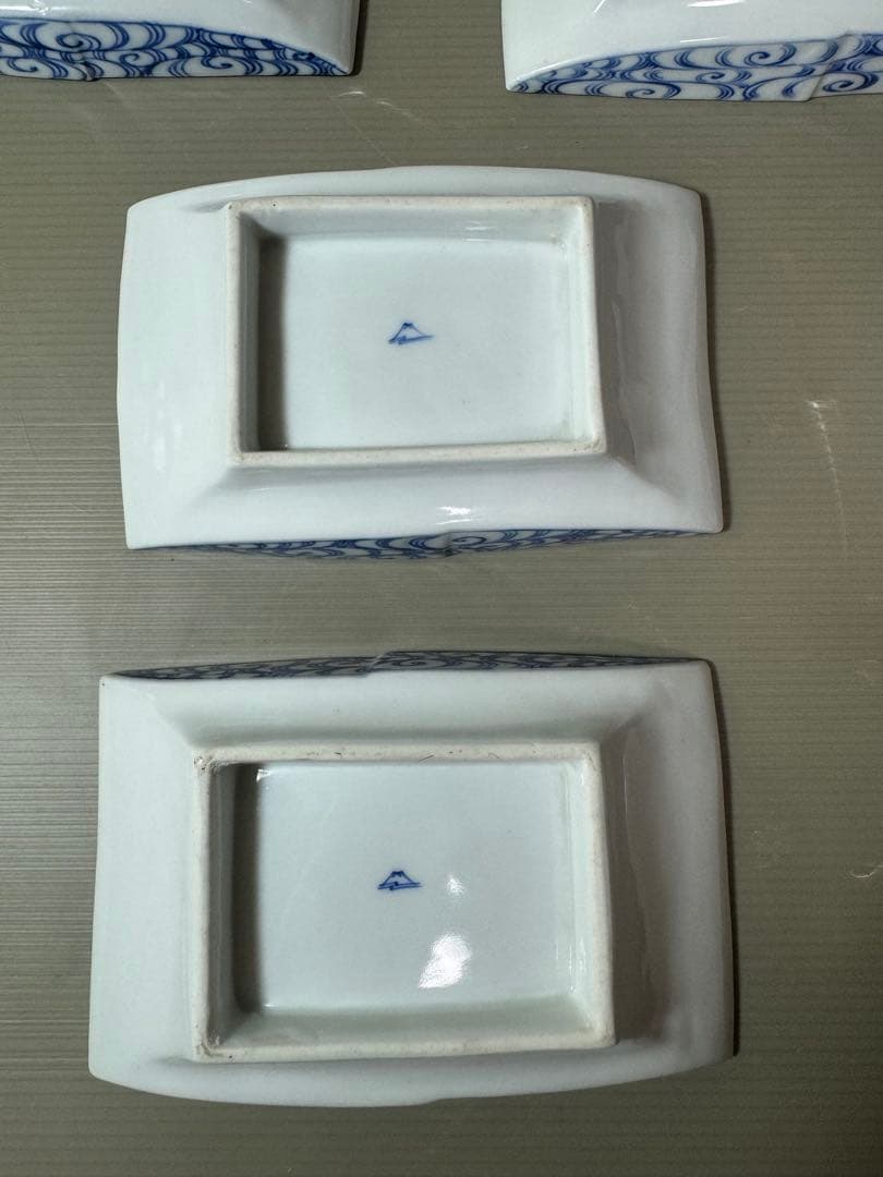 2888 深川製磁　涼彩紅葉　中皿　15cm 10客