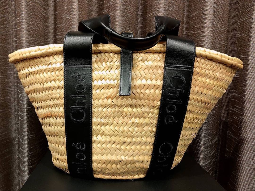 Chloe SENSE クロエ　センス　バスケット トートバッグ　かごバッグ