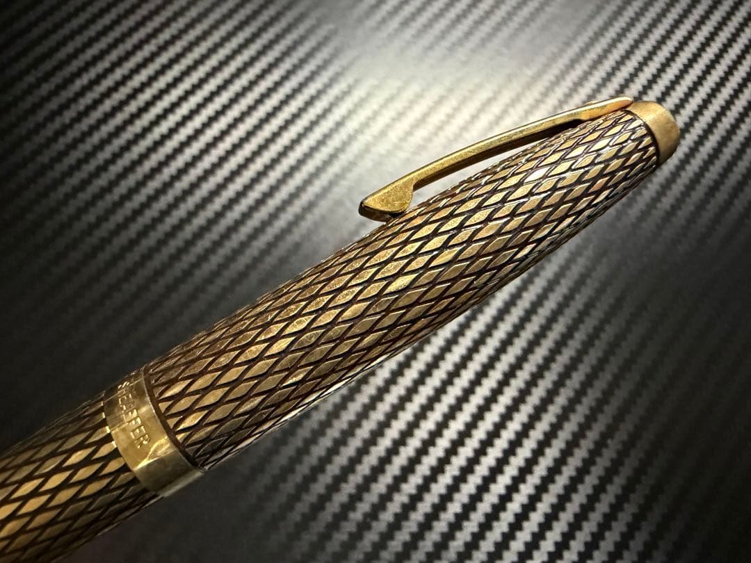 美品 シェーファー インペリアル ゴールド EF 極細字 万年筆