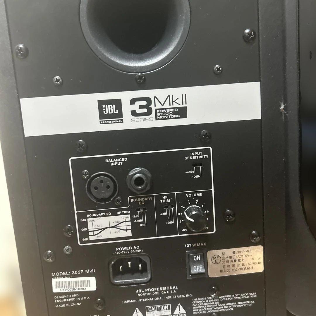 24時まで特価JBL PROFESIONL 3series305P MKⅡ