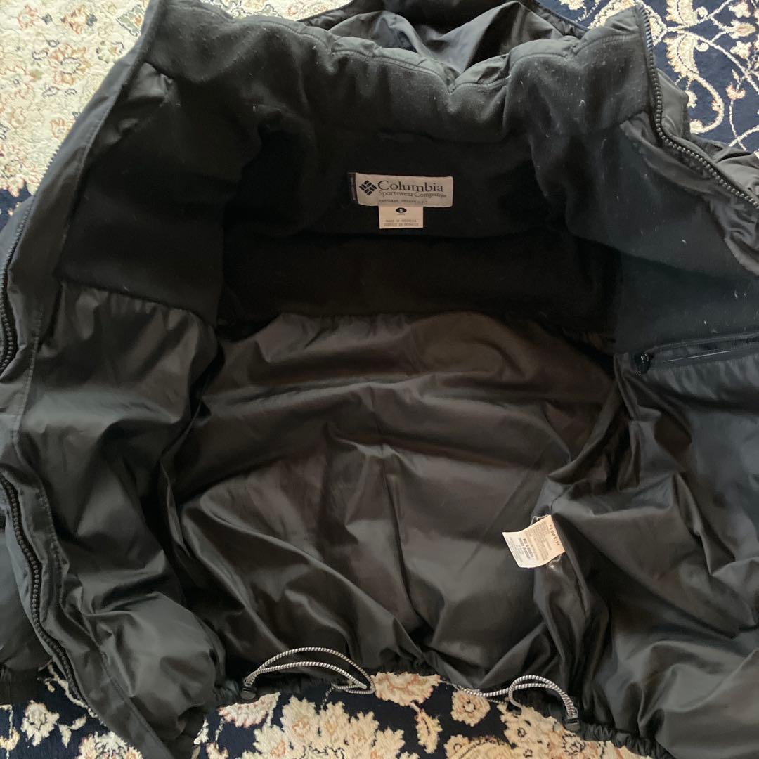 Columbia 00s puffer down jacket black 肉厚