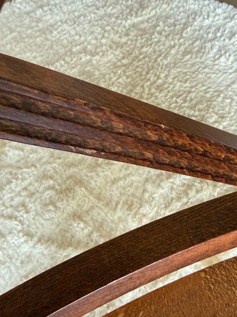 [m]木製ダイニングチェア肘掛付1