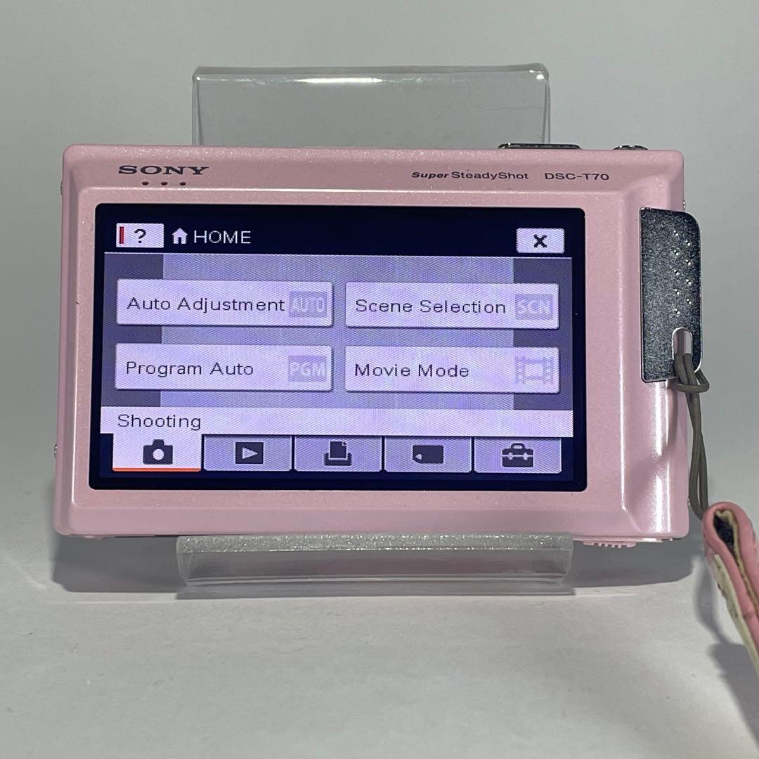 【動作確認済】SONY Cyber-shot DSC-T70 ピンク