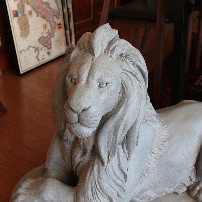 ライオン 彫刻オブジェ クラシックインテリア 143-160