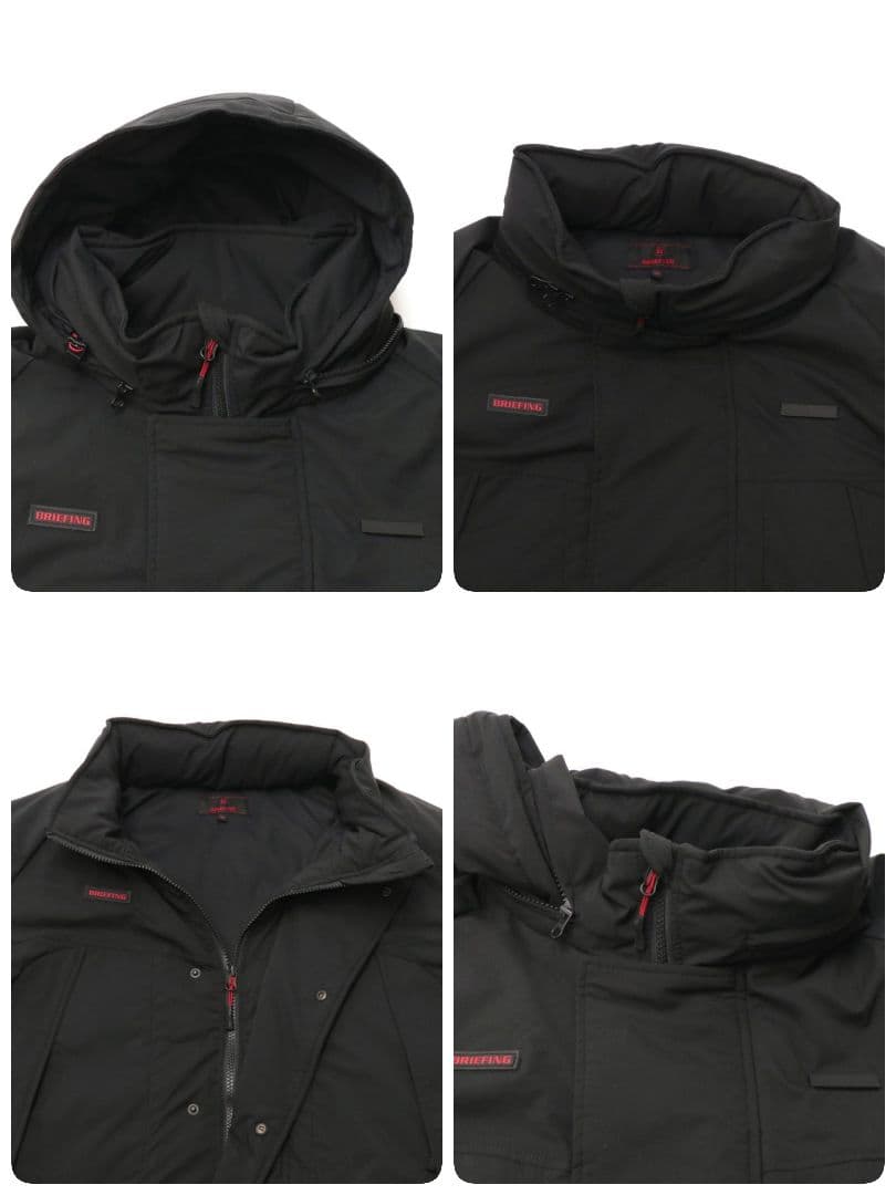 BRIEFING　TAION　 ダウンベンチコート　ヒート温度調節　ホワイト