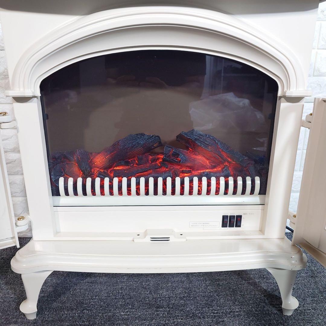 ニトリ ワイド暖炉型ヒーター BLT-999B-3-IV 暖房器具 G069