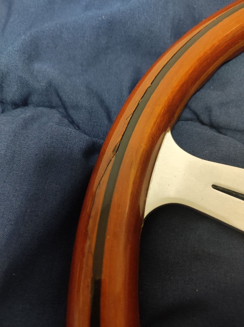 NARDI（ナルディ）風　ウッドステアリング　36cm