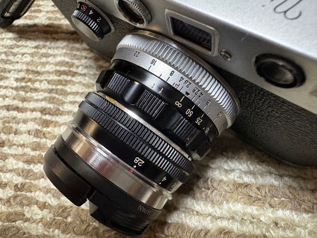 美品整備品 NICCA レンジファインダーカメラ 50mmf2.8レンズ付き
