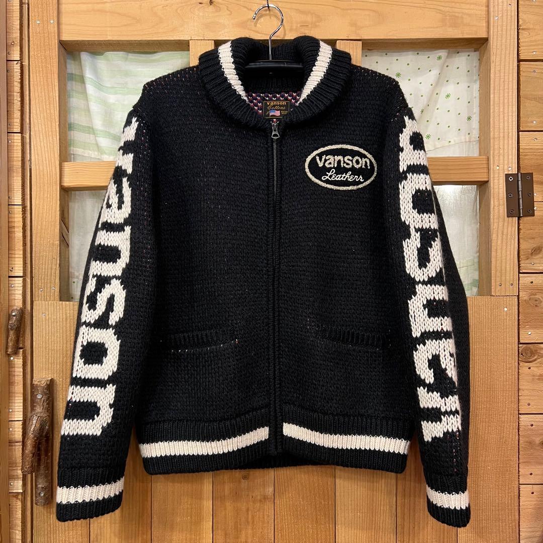 新品 VANSON バンソン カウチンニット(XL)