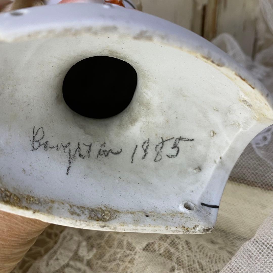 ドイツアンティーク パリアンドール チャイナヘッドドール ヘッド ブロンド