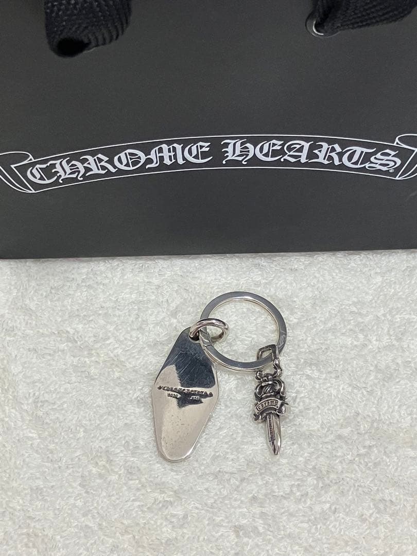 新品 クロムハーツ ホテルキー スモール キーチェーン キーホルダー