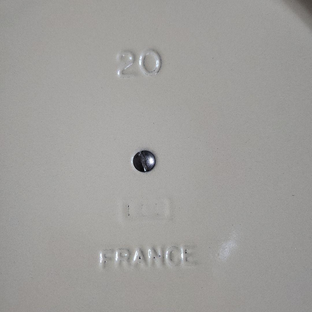 LE CREUSET 両手鍋 青 取扱説明書付き