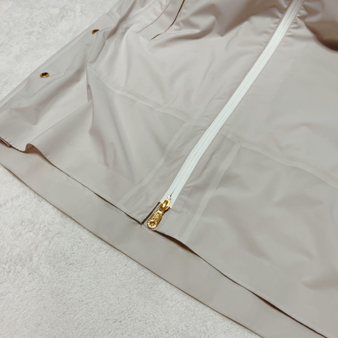 極美品　2024 マークアンドロナ 2WAY レインワンピース 　迷彩　フード