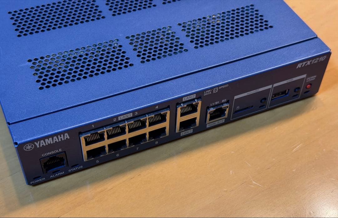 YAMAHA RTX1210 ルーター 8ポート