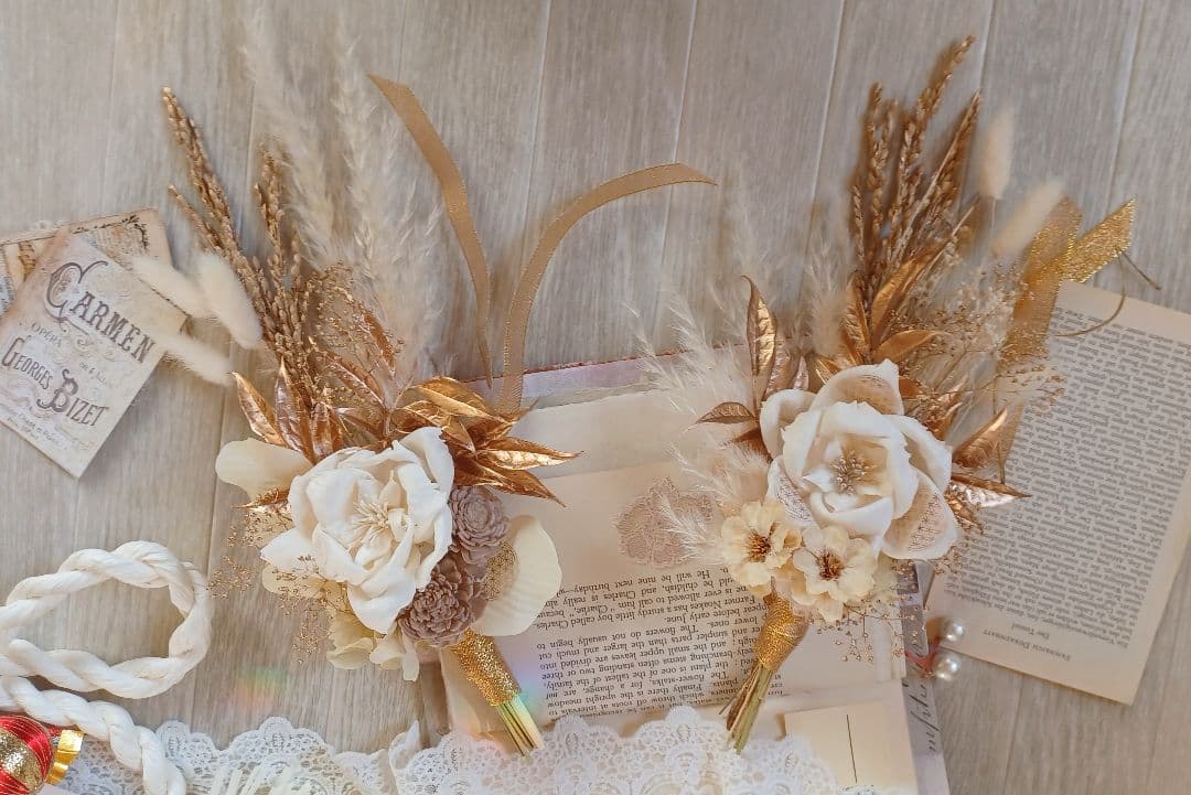 しめ縄飾り  2023  お正月  右側1点