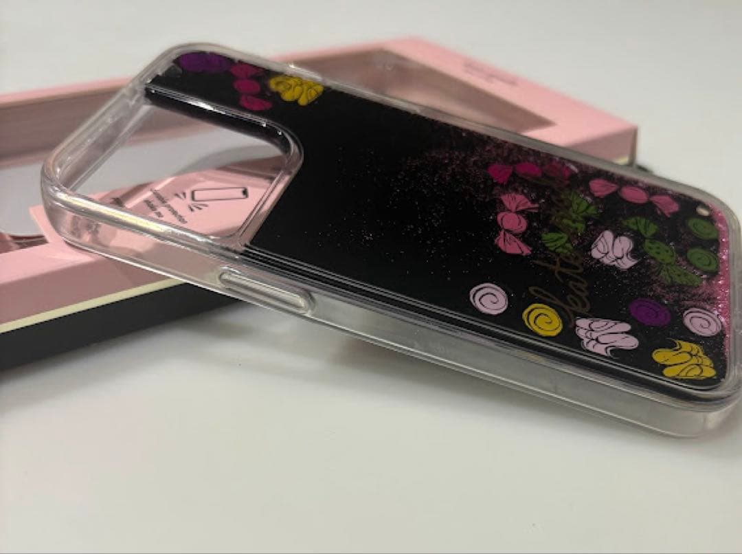 ☆正規品☆ケイトスペード iPhone13 Pro ケース ブラックマルチ