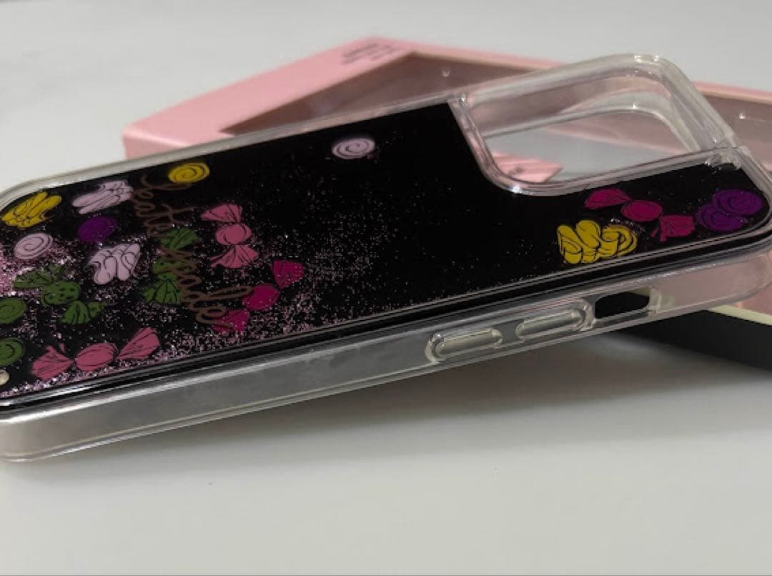 ☆正規品☆ケイトスペード iPhone13 Pro ケース ブラックマルチ