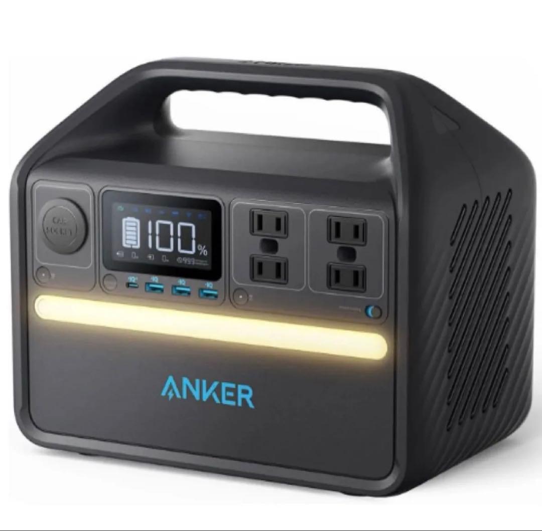 ANKERのポータブル電源 + ソーラーパネルのセット