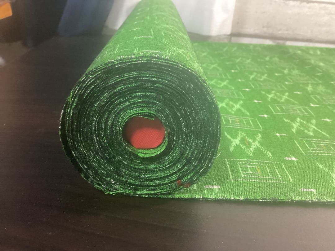 着物 反物 久留米かすり シルケット 立花 民芸織 綿100% 未使用品 960