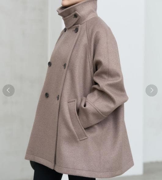 【新品・未使用】IENA イエナ 二重織シャルム オーバーコート ブラウン　38