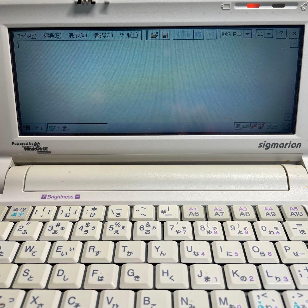 【レトロPC・完動品】NTTドコモ「シグマリオン（sigmarion）」