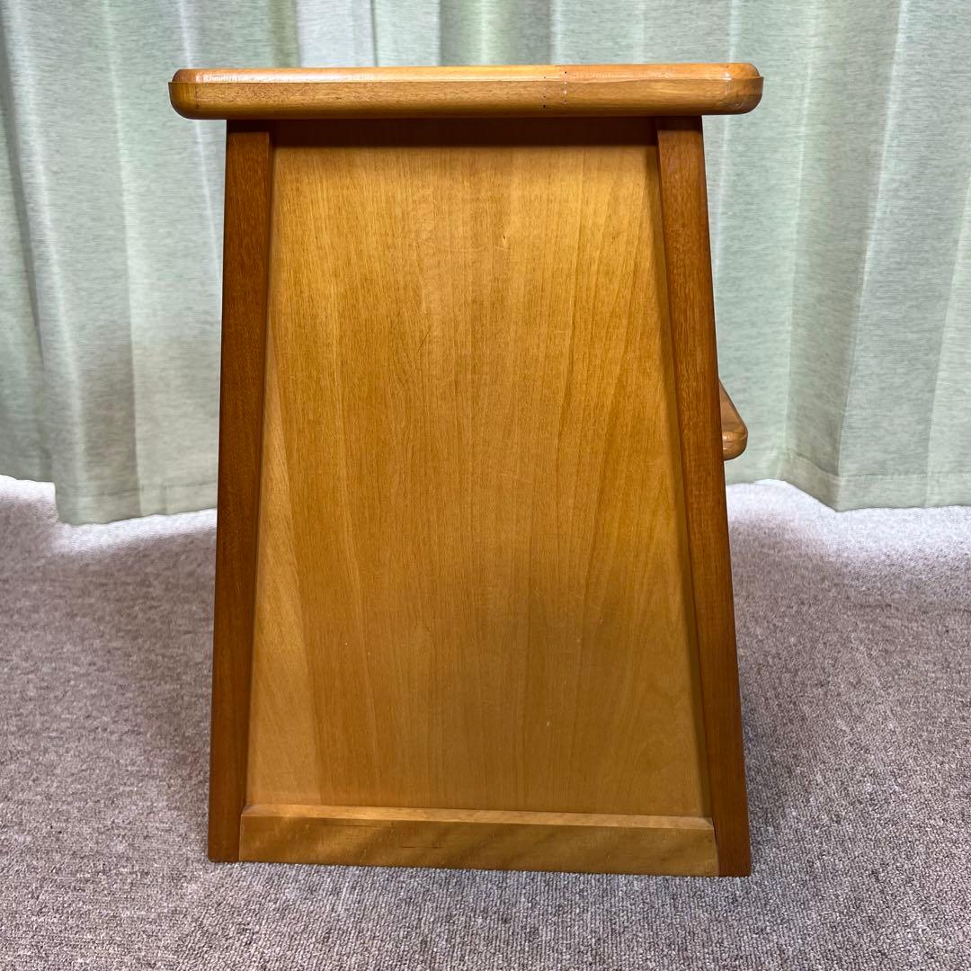 踏み台 引き出し付き 木製 スツール 収納 アンティーク