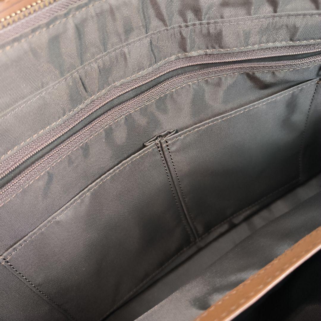 ✨美品✨ タケオキクチ ブリーフケース オールレザー 2way 1層 茶色