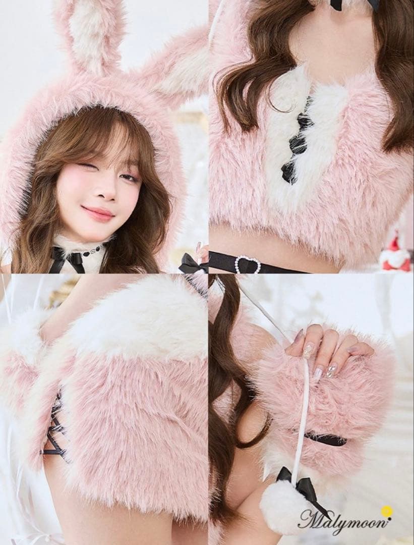 マリームーン　ウサギ コスプレ衣装 8点セット フリーサイズ