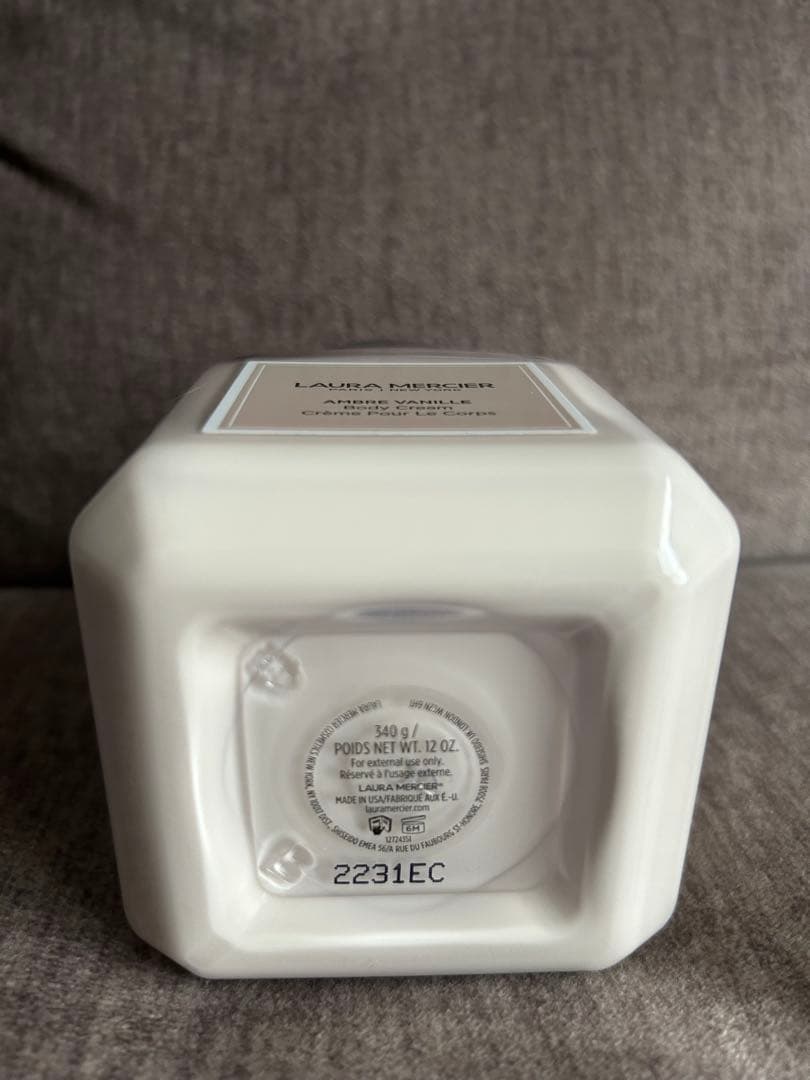 【ほぼ新品】ローラメルシエ アンバーバニラ　 ボディクリーム 340g