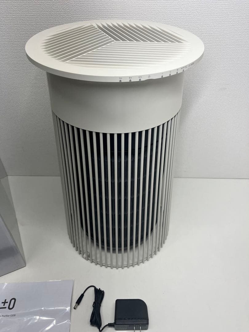 XQH-C030(W) ホワイト C030 空気清浄機 プラスマイナスゼロ ±0