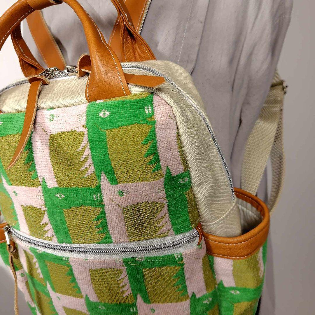 【専用】ミナペルホネン/サラブレッドマスタード/ボストン型トートリュック本革