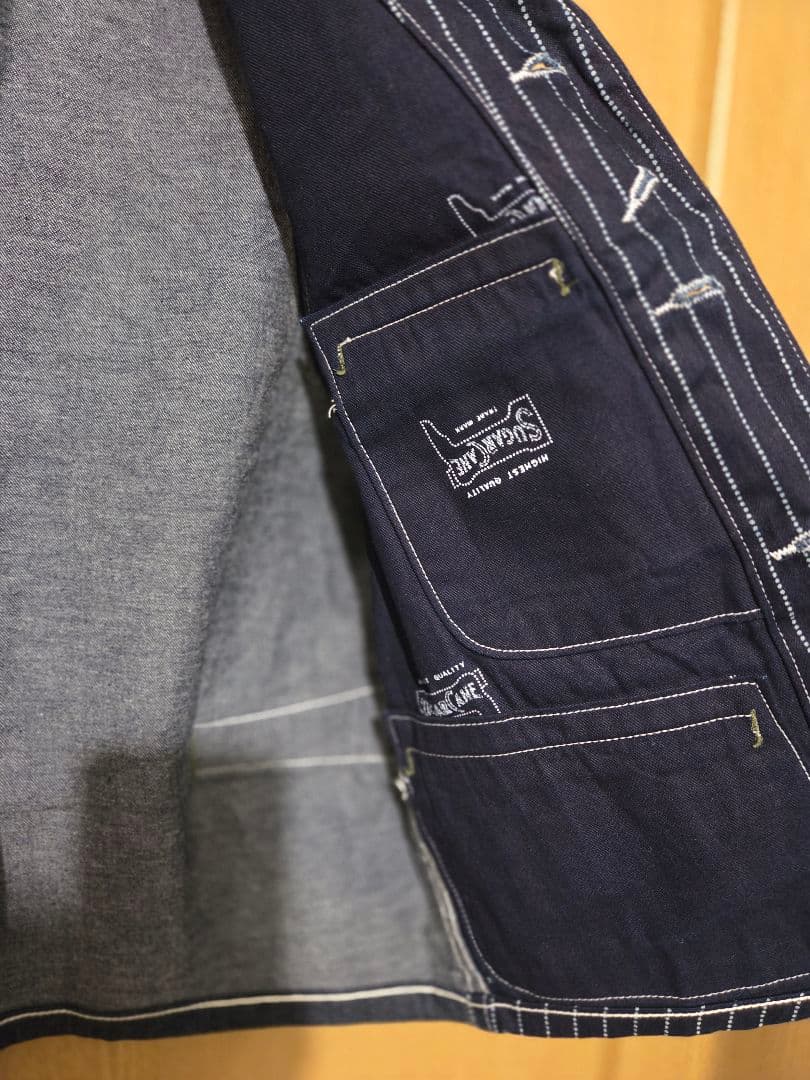 Sugar Cane Star Denim ベスト サイズ36