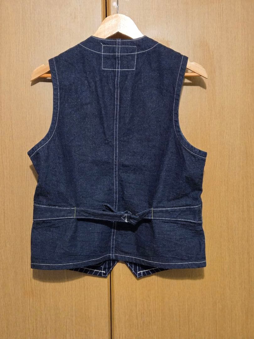Sugar Cane Star Denim ベスト サイズ36