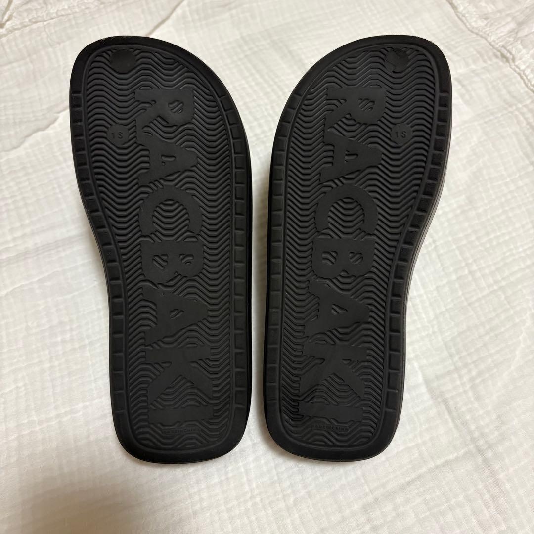 ラクバキRACBAKI ブラック イージーサンダルレディースS