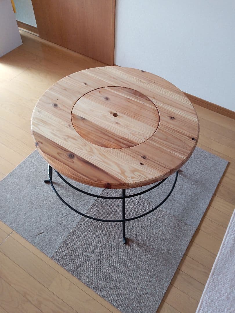 バーベキュー台テーブル　七輪テーブル　ストーブテーブル