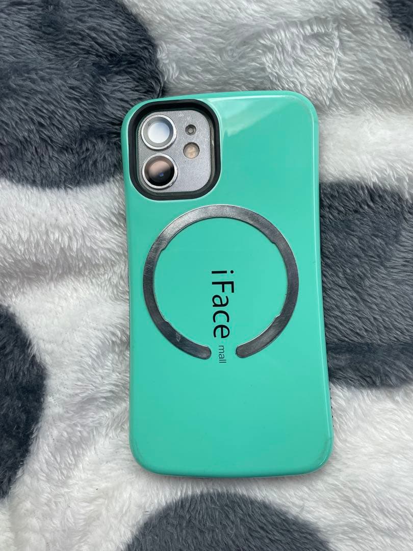 完動ジャンクiPhone12 mini iFace ケース付き