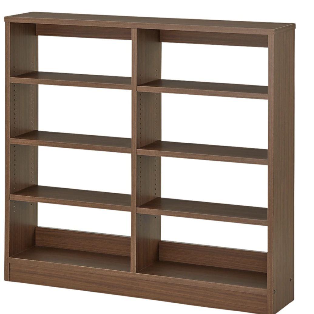 【11/20まで】背板オープン腰高本棚 ブックシェルフ