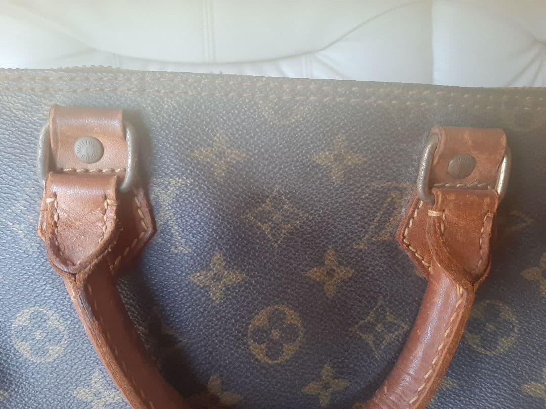 難あり　Louis Vuitton ボストンバッグ ダークブラウン　ルイヴィトン