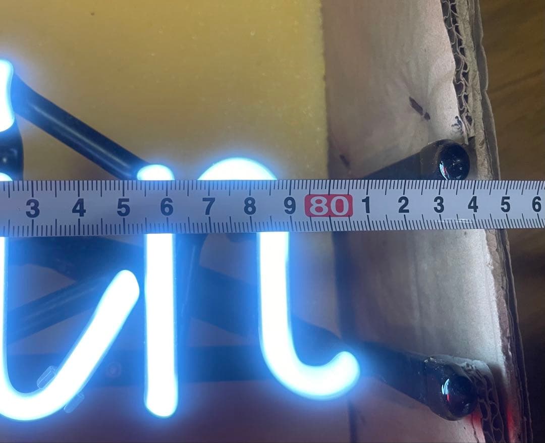 Mels drive-in OPEN ネオンサイン 約80cm