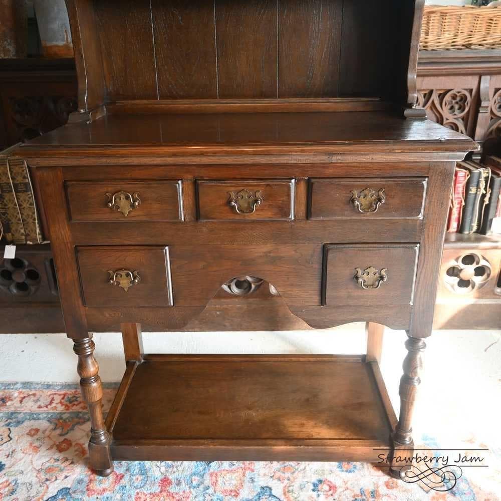 L3710-22 英国アンティーク キッチンキャビットカップボード 食器棚