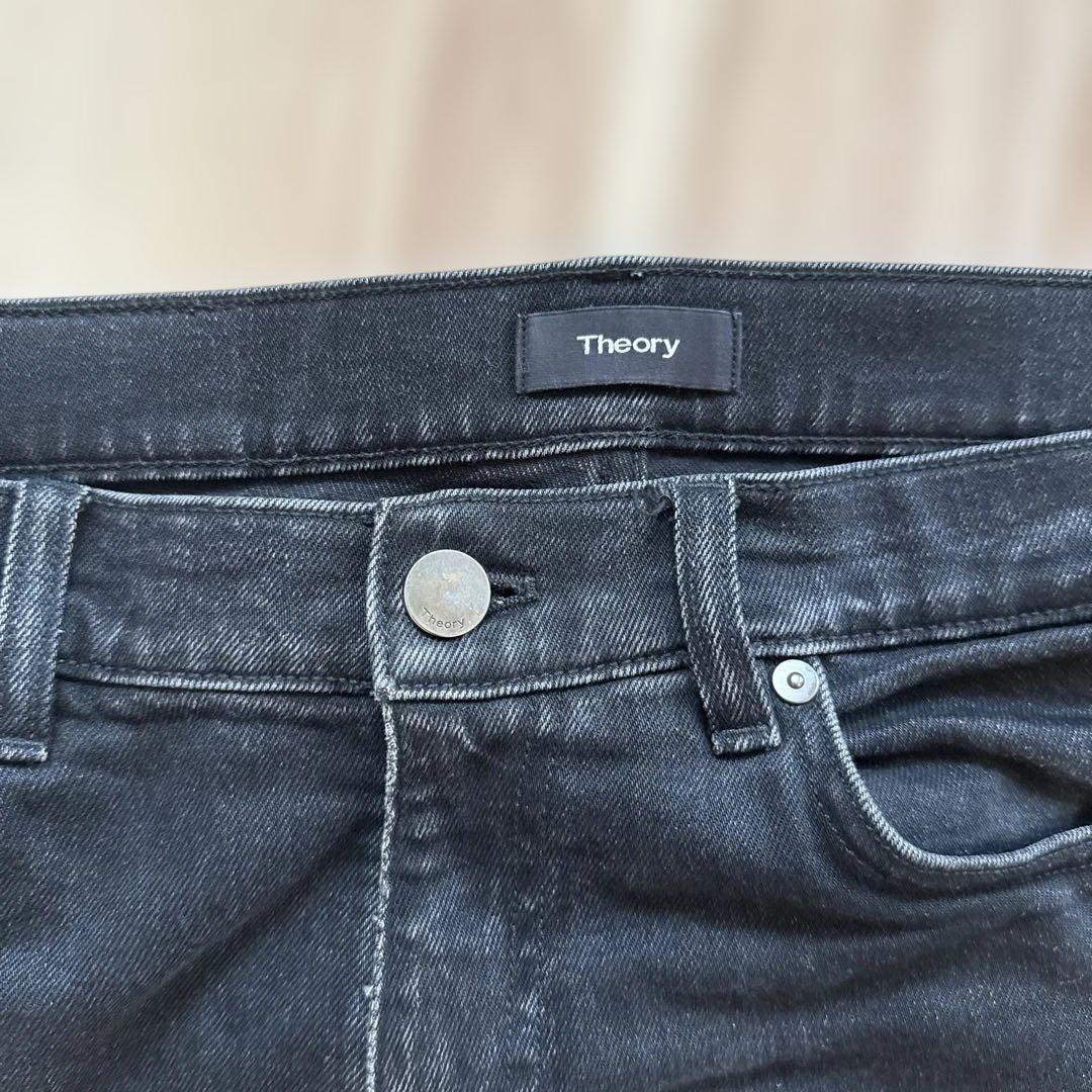 【美品】Theory ブラック デニム 32 高級感◎