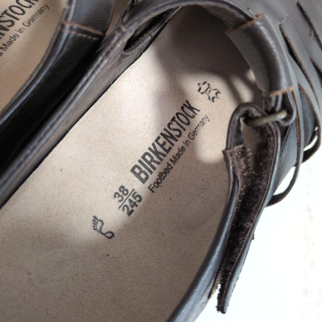 【美品】ビルケンシュトック ジャネーロ 24.5　グルカサンダル ドイツ製