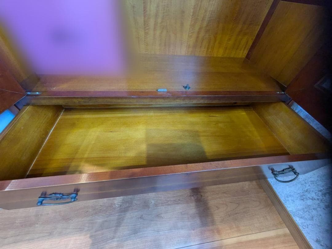 【高級】イギリス家具　アンティーク　食器棚　本棚　キャビネット