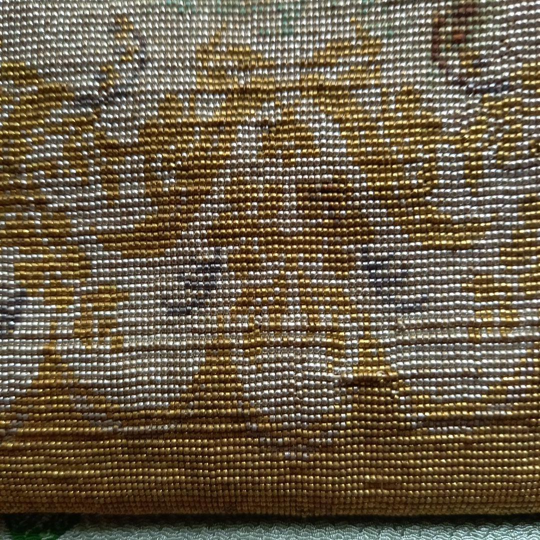 フランス　アンティークビーズ バッグ