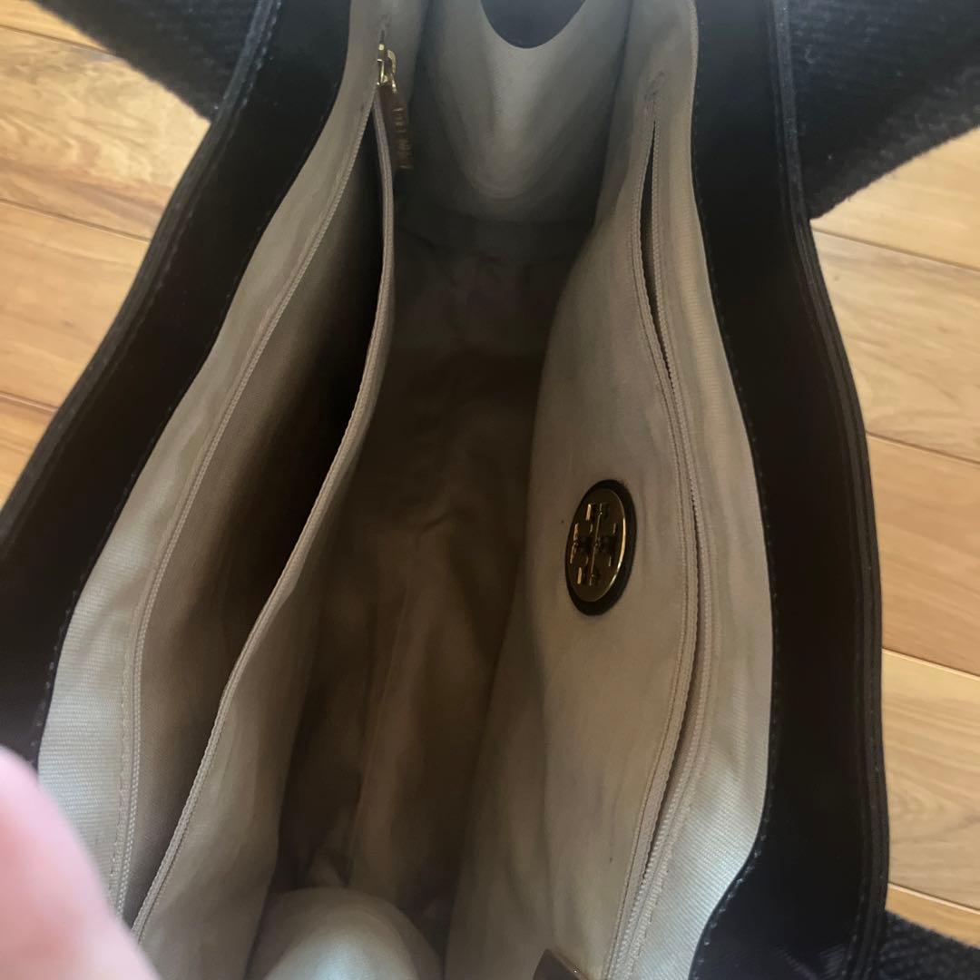 美品　未使用　tory burchトリーバーチ　エナメルバック　A４エラ