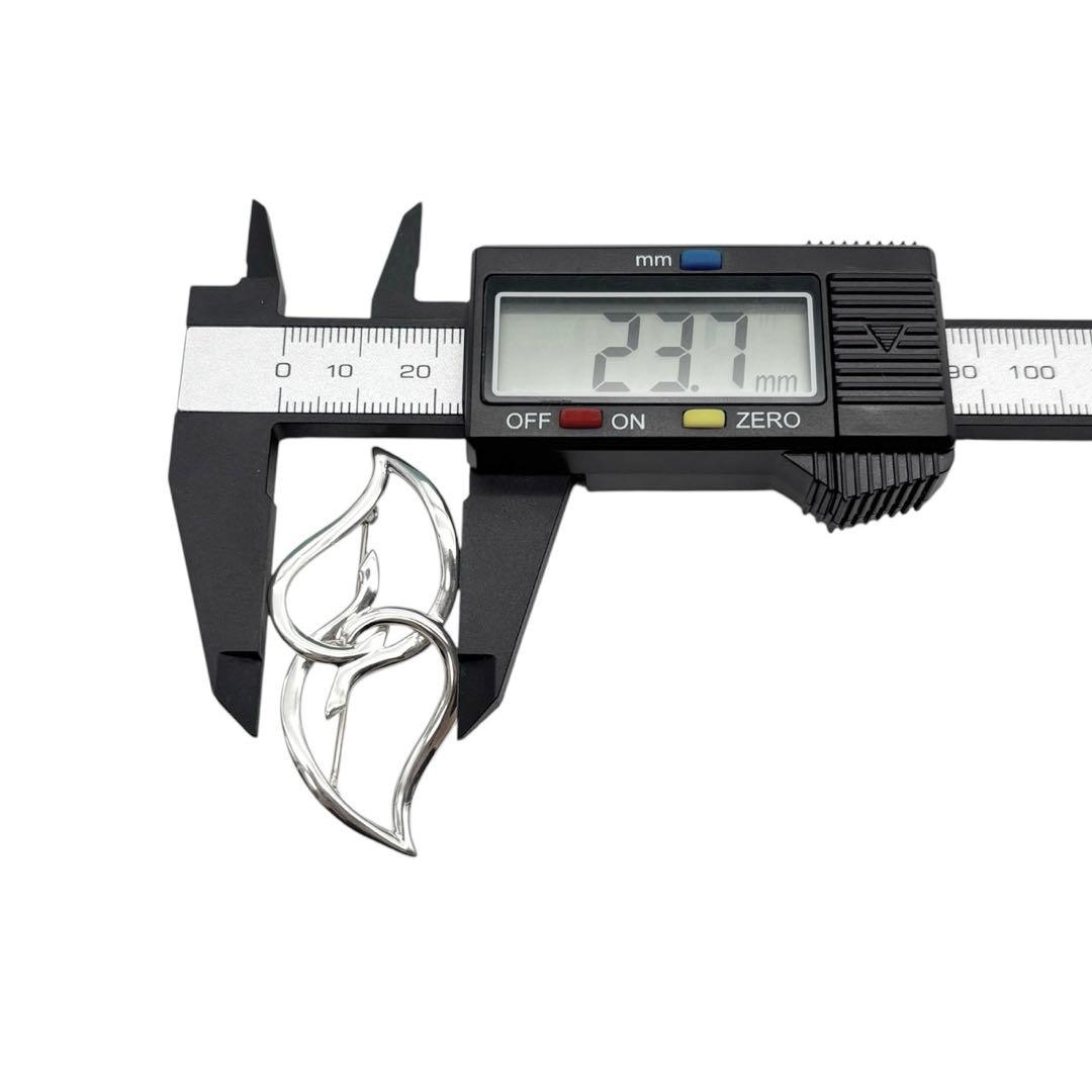 美品◎ ティファニー ダブルリーフブローチ シルバー925