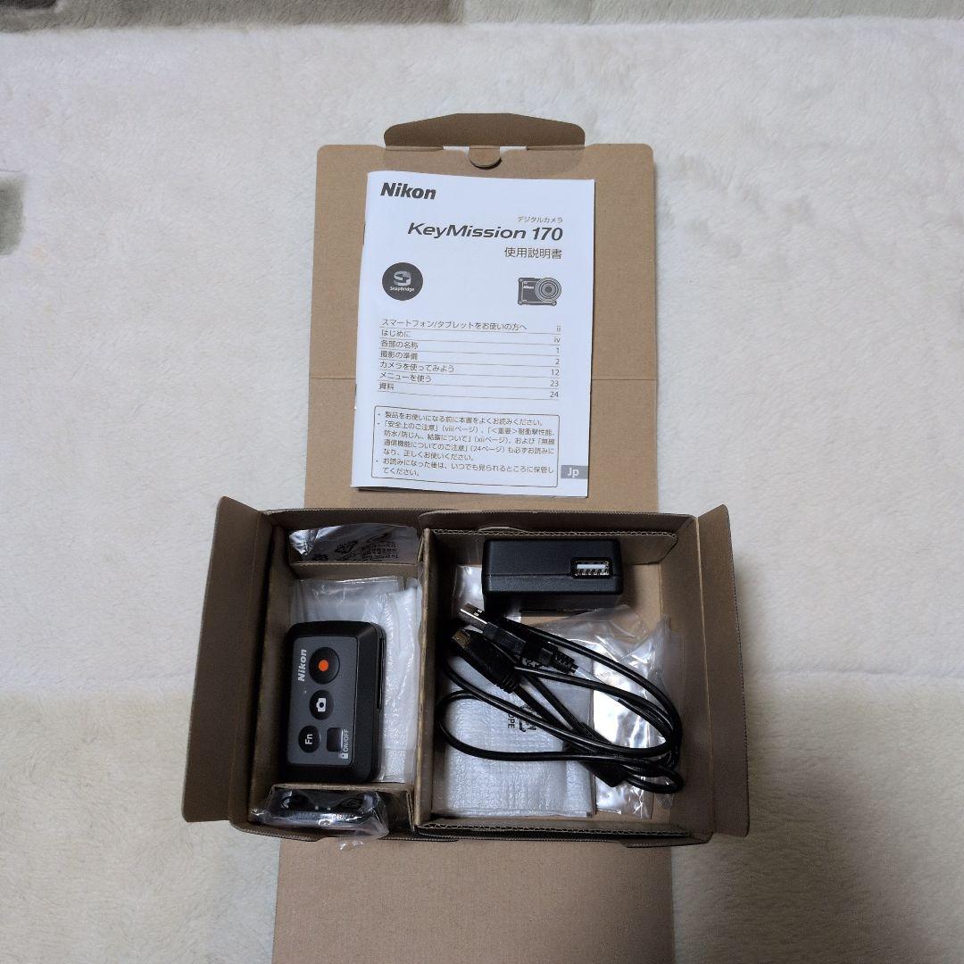 Nikon KeyMission 170 4Kカメラ 本体と付属品