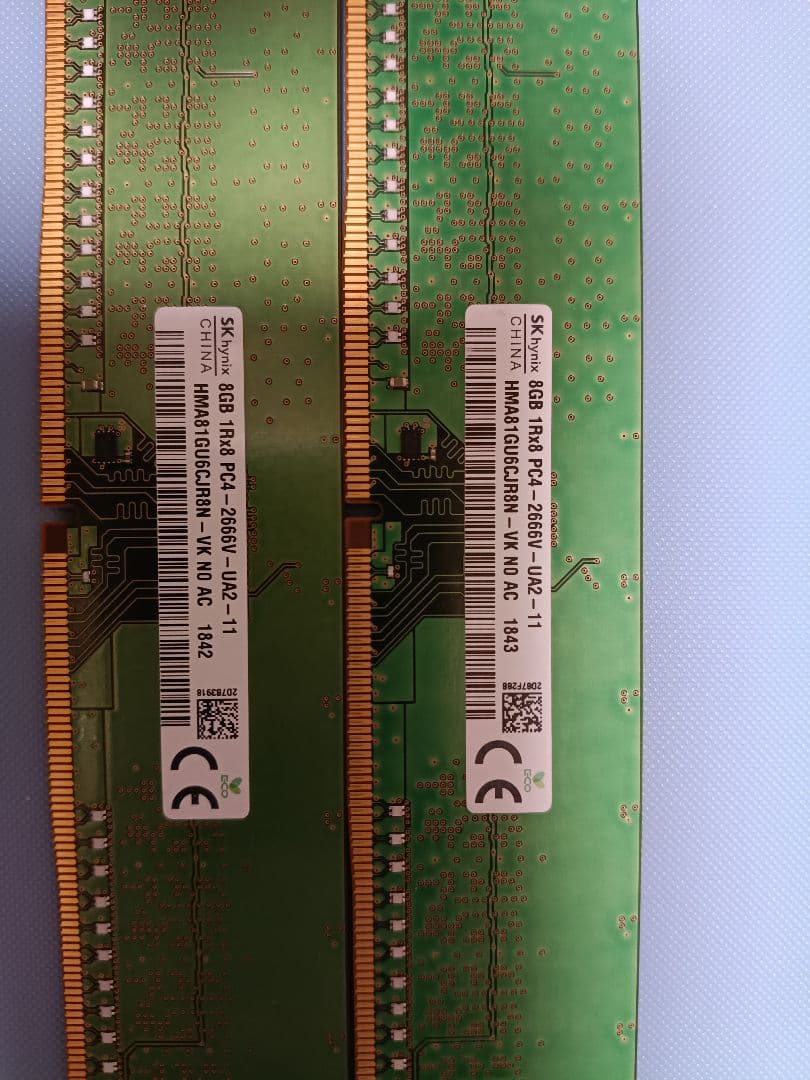 ​SK hynix DDR4-2666 8GB×2枚セット (計16GB)